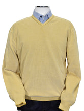 300 Maize Popcorn Stitch Sweater