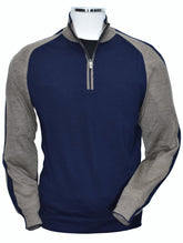 914 Amalfi Collection Navy Quarter Zip