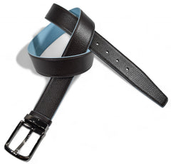 B31 Chocolate Soft Pebble Trend Belt