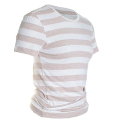Soft Touch Stripe Short Sleeve Crewneck