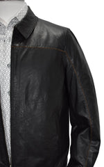 J104 Furrier Sport Leather in Black