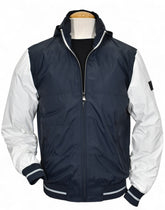 J446 Engineered Microfiber Coat Navy