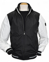 J447 Engineered Microfiber Coat Black