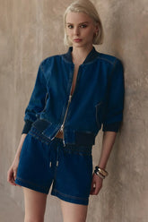 Denim Bomber Jacket