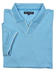 P229 Aqua Open Collar Polo