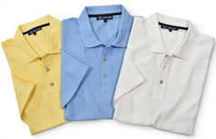 P233 Turin Jacuard Polo Ecru