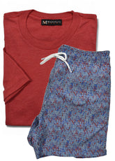 Circle Shaded Swim & Red Tee