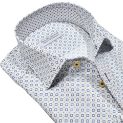 W946R Navy Sun Medallion Roll Collar