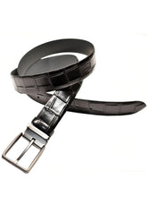 B06 Marcello Men's Embossed Croc Belt