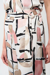 JR261198 Wide Leg Abstract Trouser