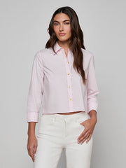 Fawn Piping Scarf Blouse