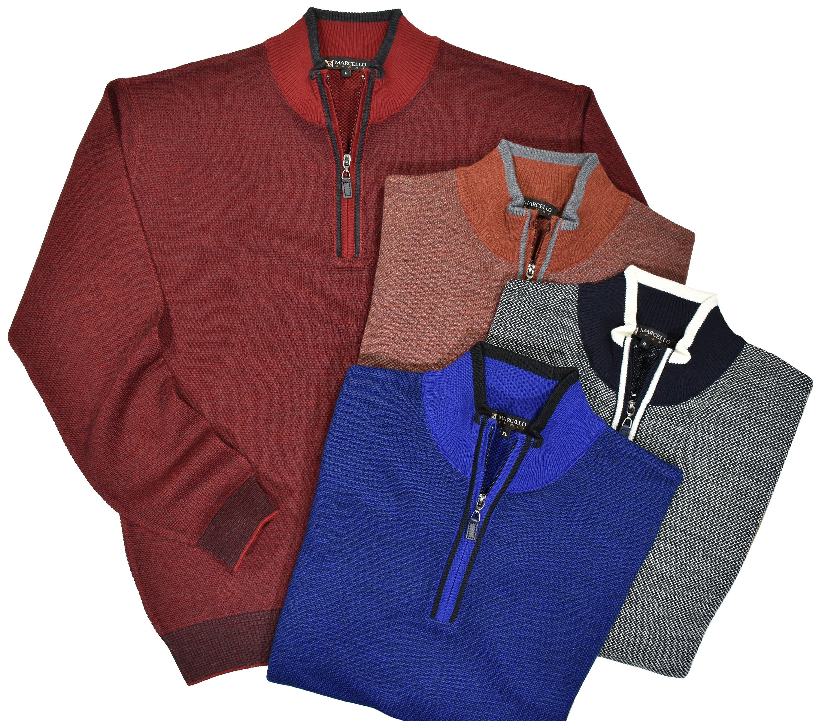 562 Marcello Brick Exclusive Quarter Zip