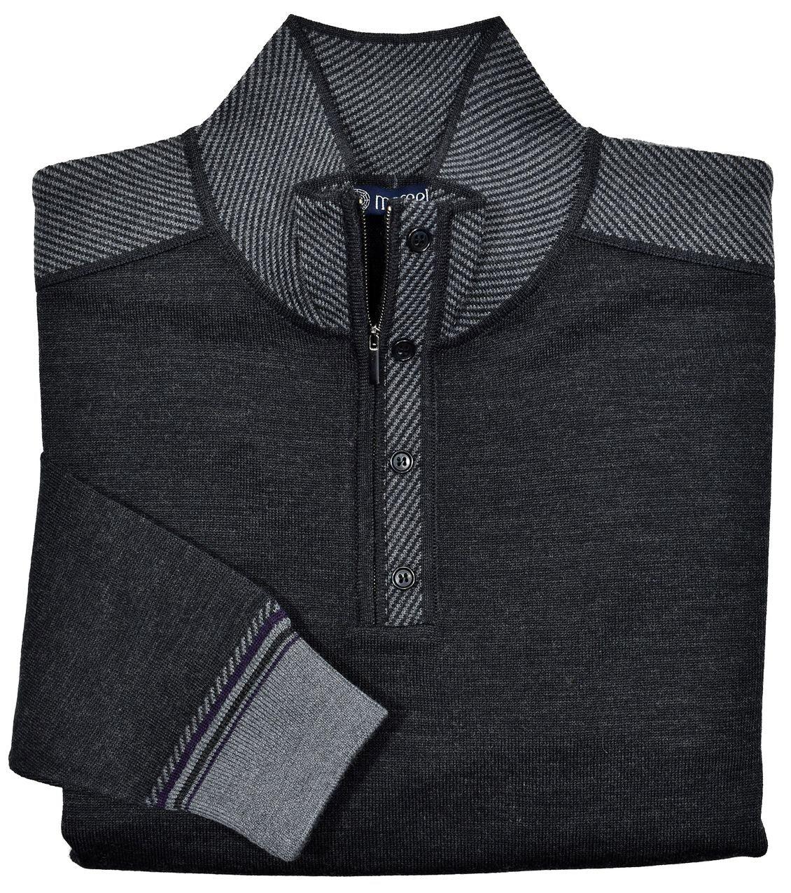 758 Tresca Zip Mock Sweater