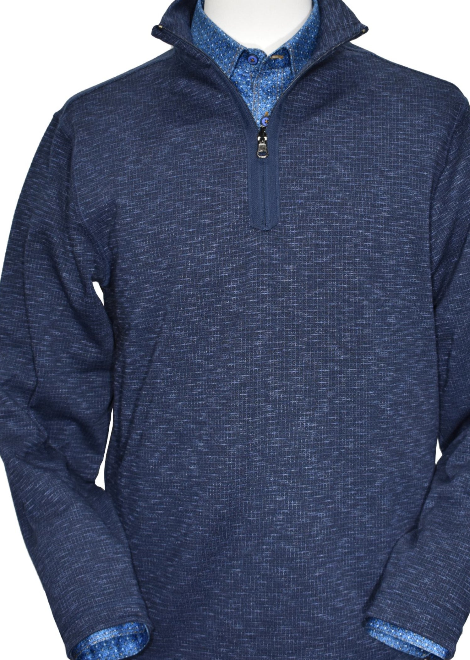 890 Navy Reversible Quarter Zip