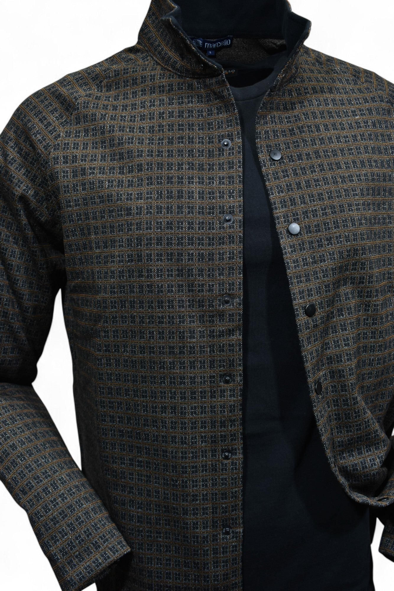 940B Sasso Snap Cardigan