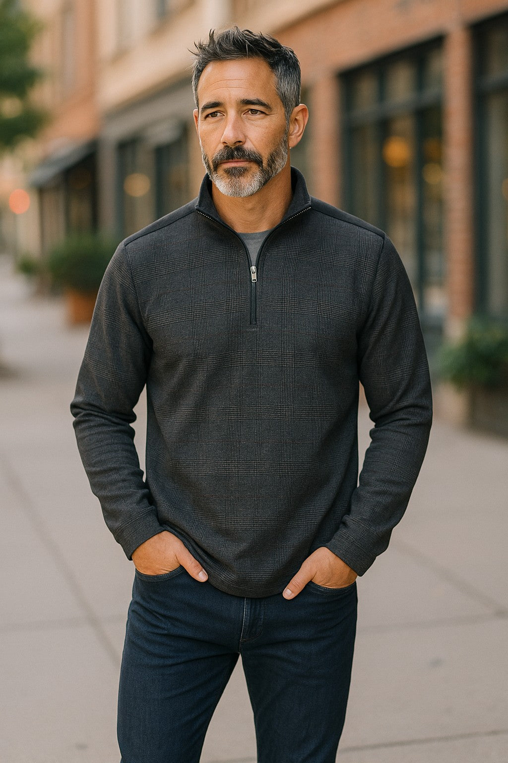 944 Sir William Plain Quarter Zip