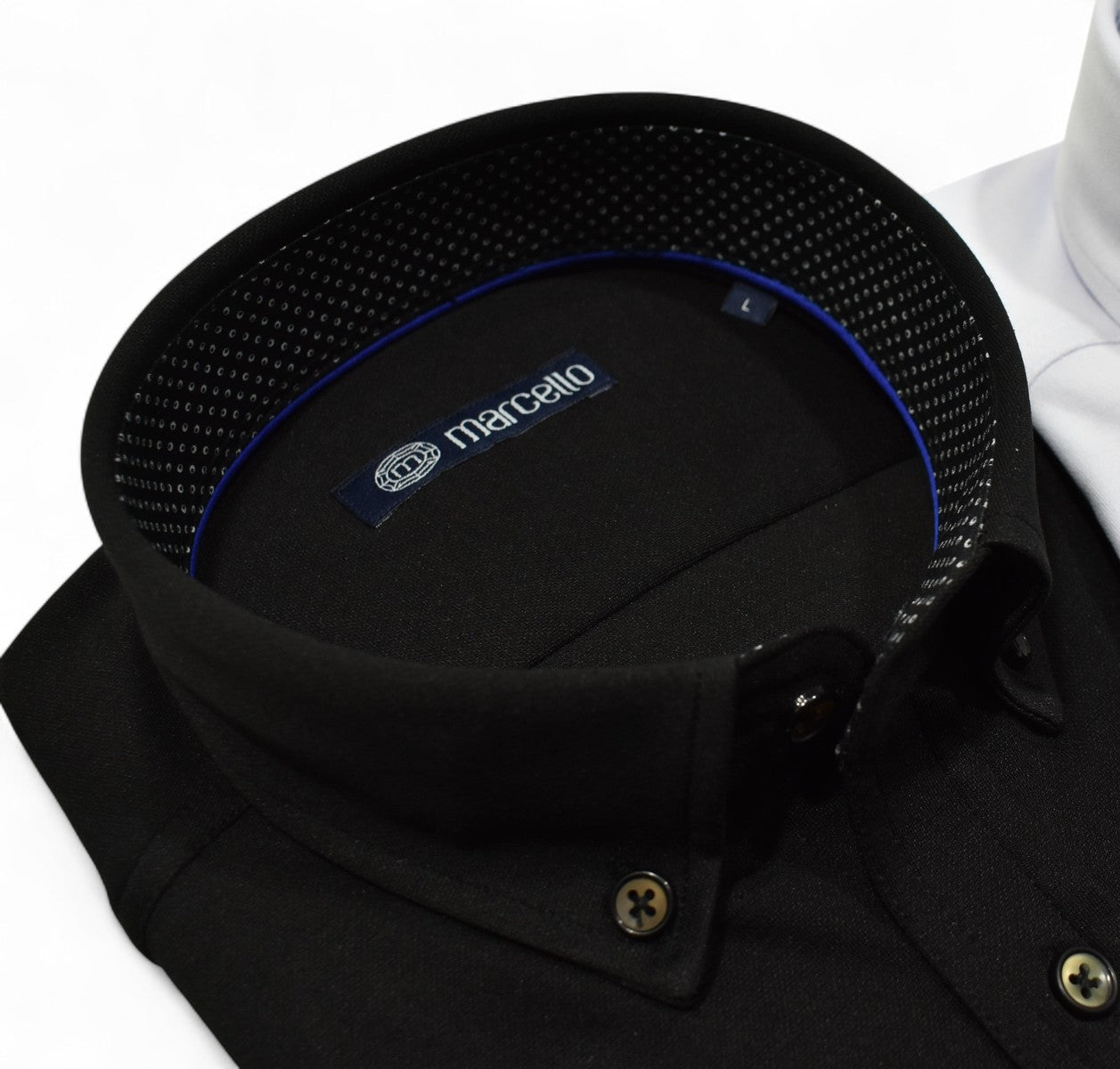 965B Button Front Royal Oxford Knit