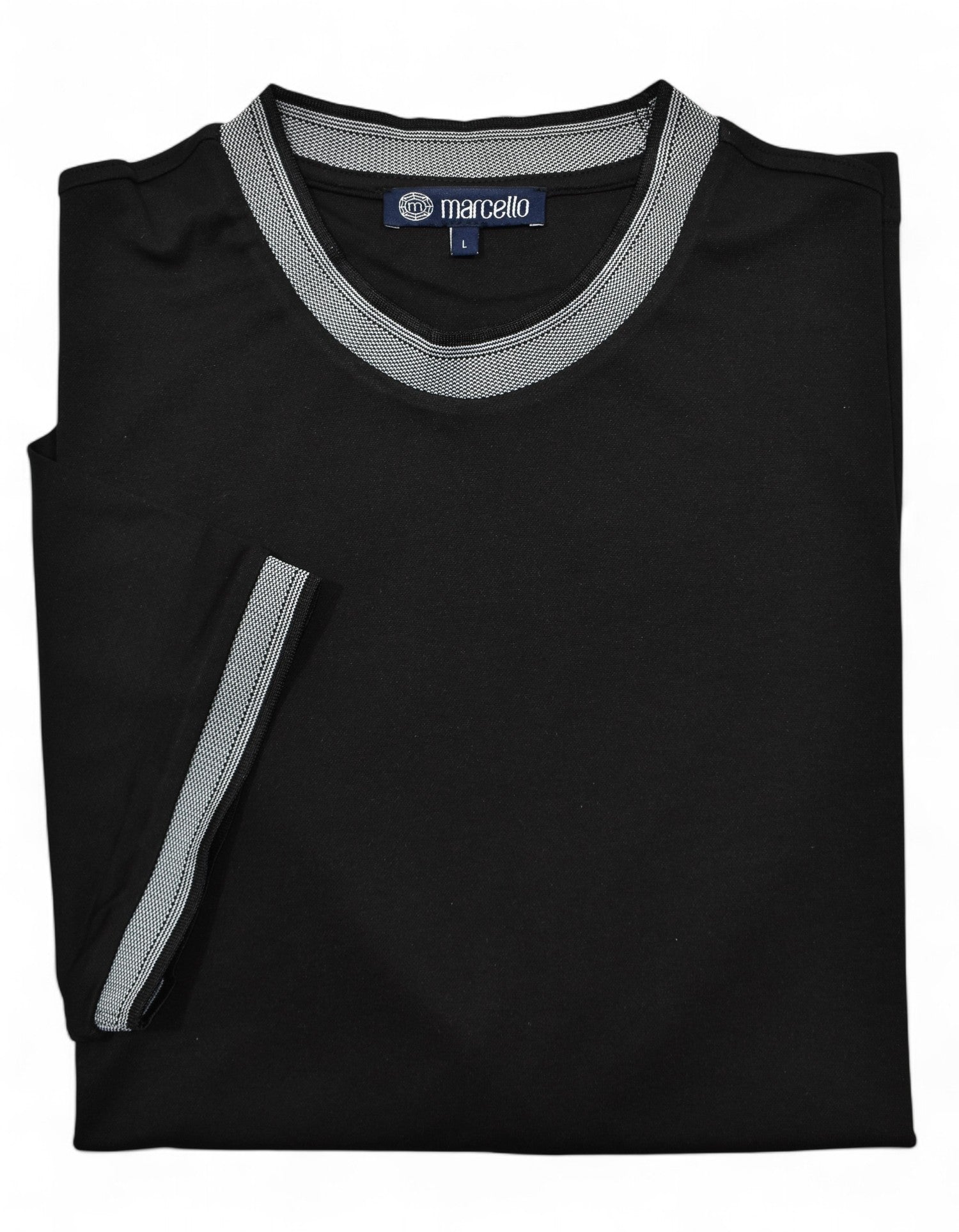 965C Crew Neck Front Royal Oxford Knit
