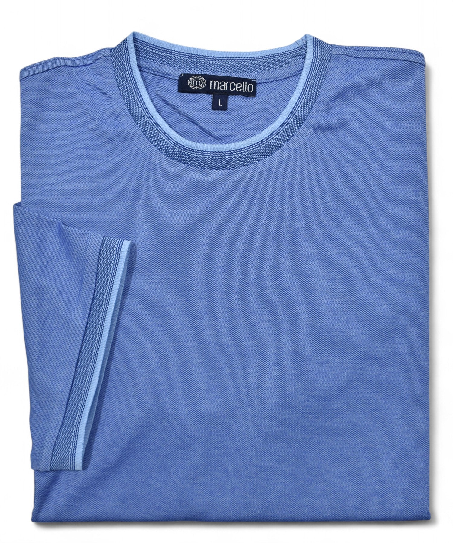 965C Crew Neck Front Royal Oxford Knit