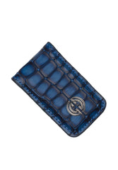 AM002 Indigo Gator Money Clip