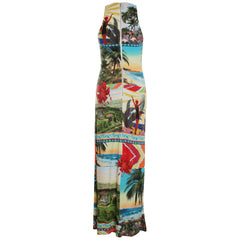 Pania Racer Neck Maxi Dress