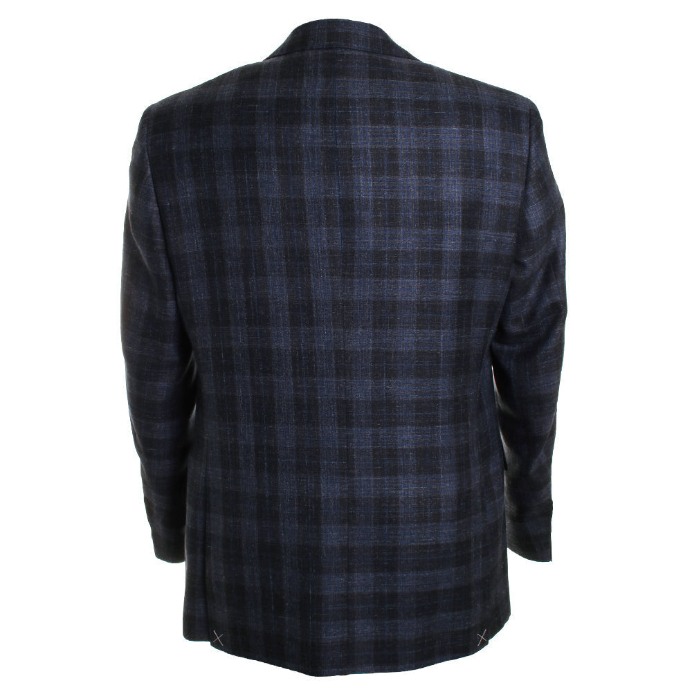 Brown & Blue Plaid Sportscoat