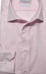 DS100P Pink Fine Piquet Dress Shirt