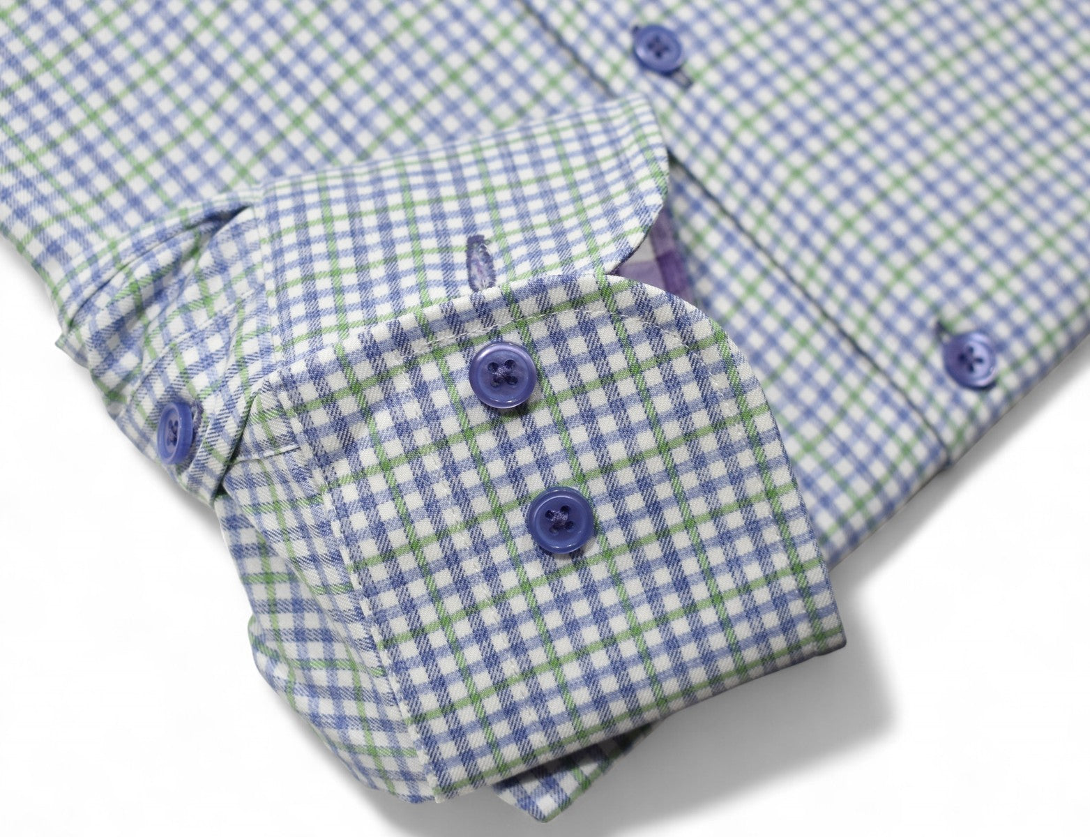 DS122 Plum/Green Fine Plaid