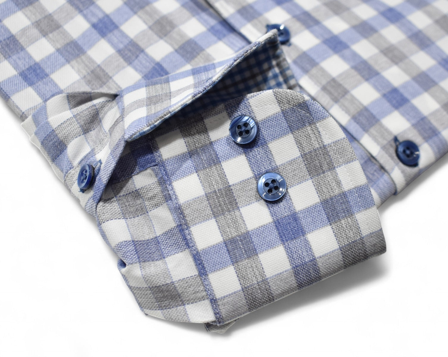 DS123 Premium Blue/Gray Brushed Plaid