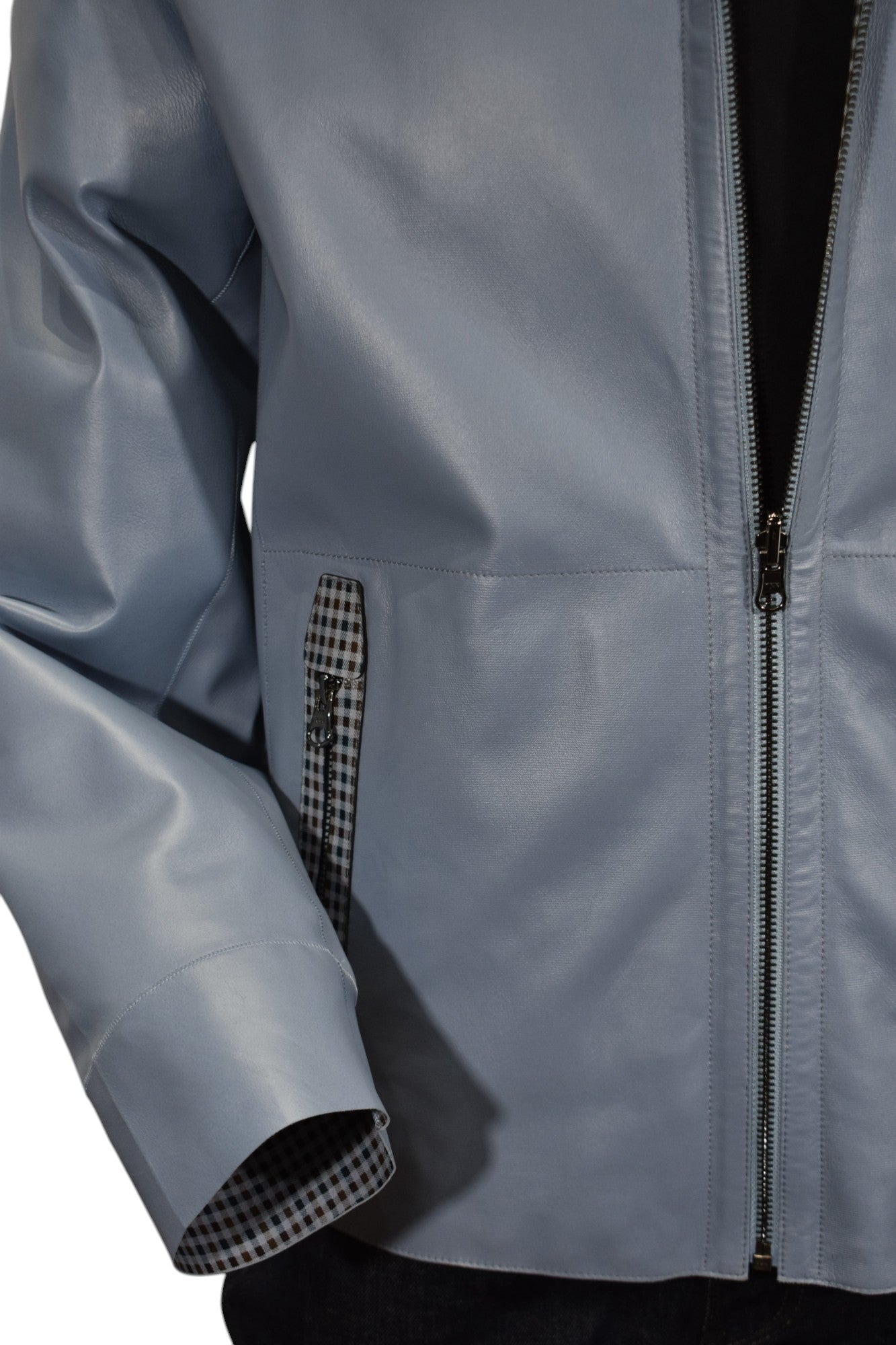 J213 Reversible Leather to Plaid