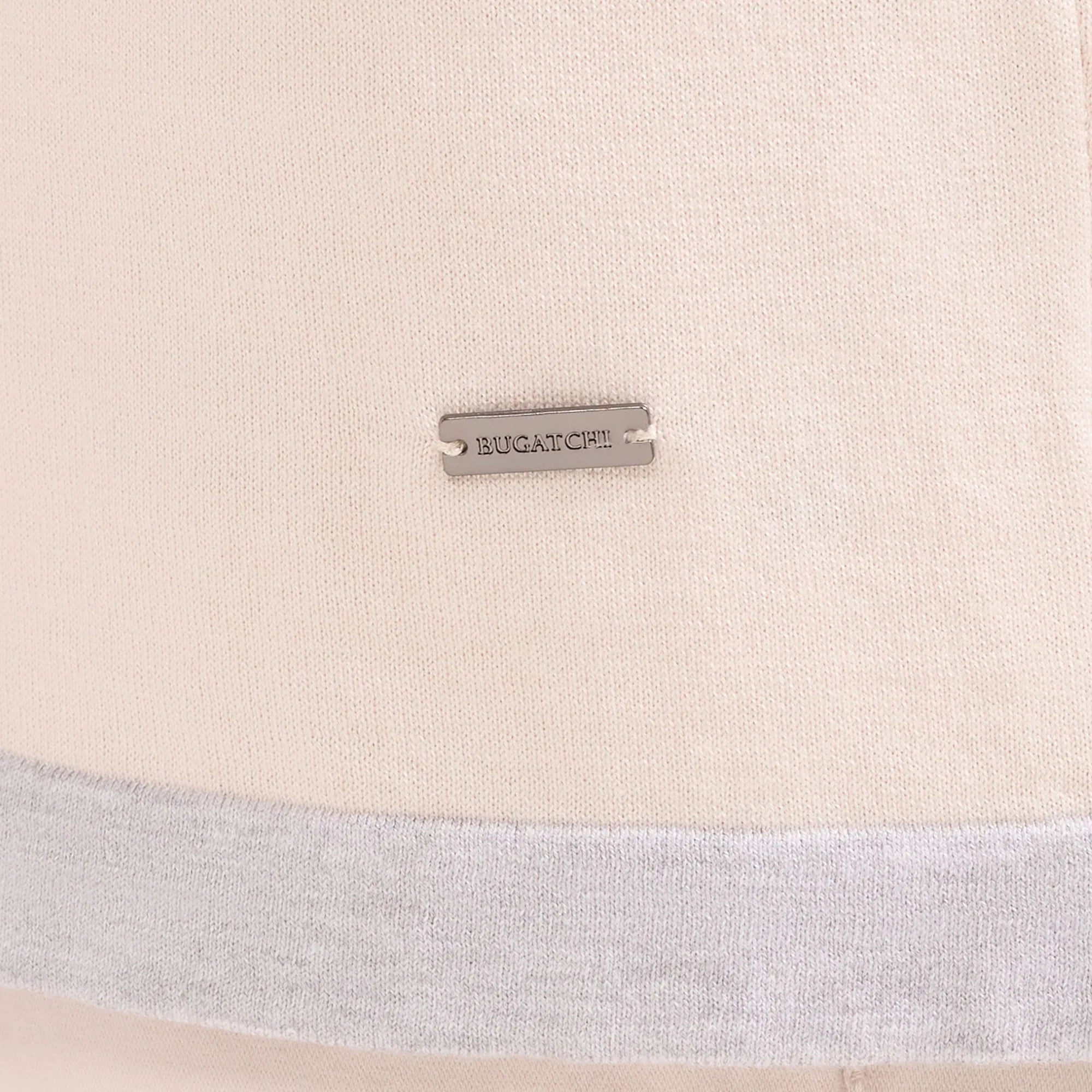 Jersey Knit Short-Sleeve Polo Sweater