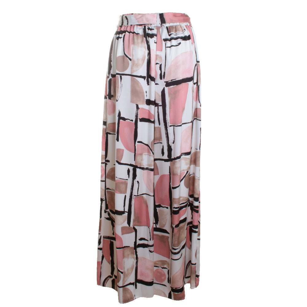 JR261198 Wide Leg Abstract Trouser