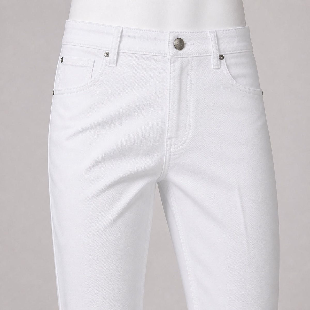 LP25 White Platinum Twill Stretch Pant
