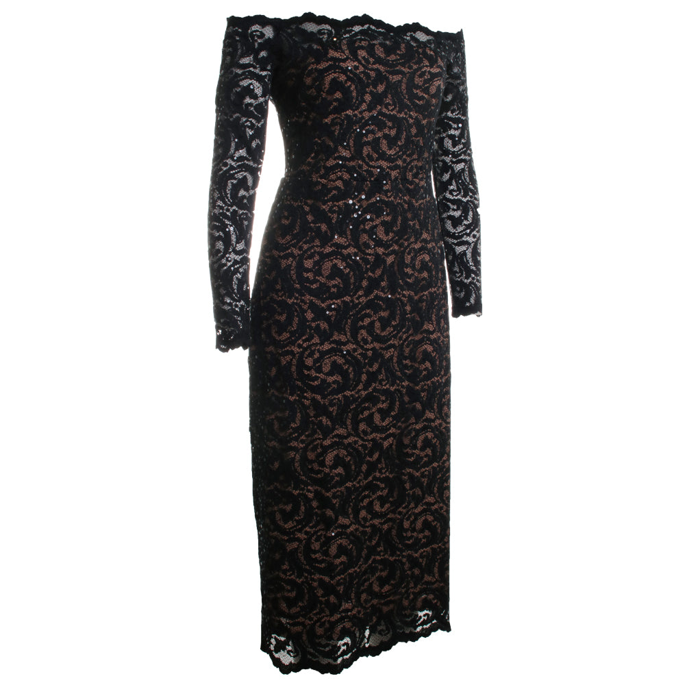 Lindsay OTS Lace Dress