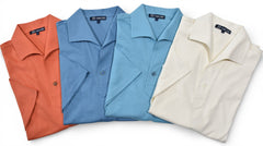 P230 One Piece Collar Orange Knit Polo