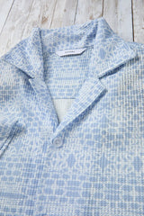 NI49426 Texture Big Print Camp Shirt