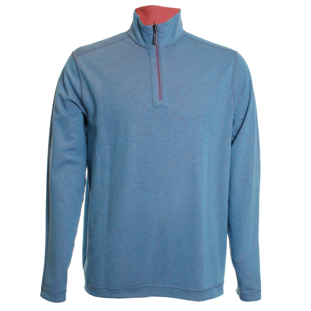 Melange Coral Reversible 1/4 Zip