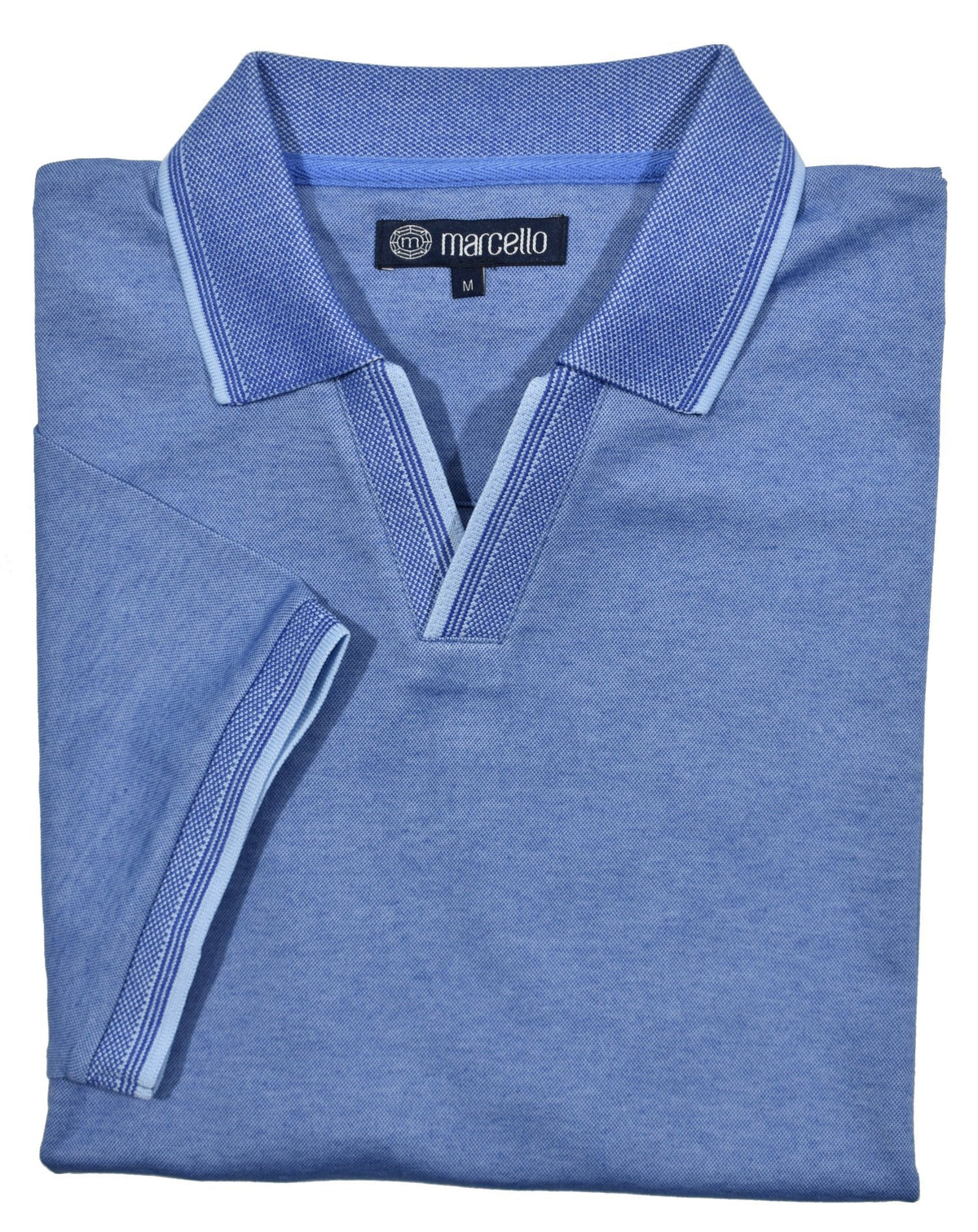P229 Denim Open Collar Polo