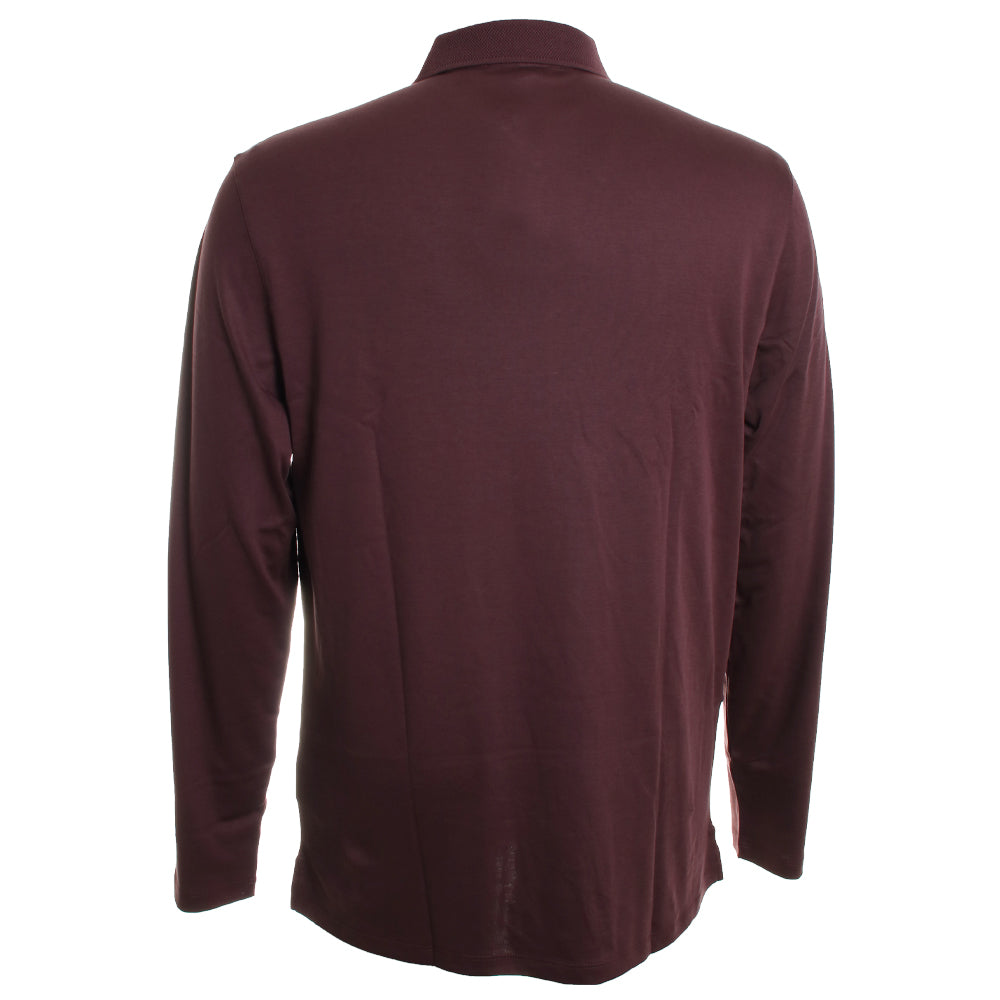 Georgia Long Sleeve Honeycomb Polo