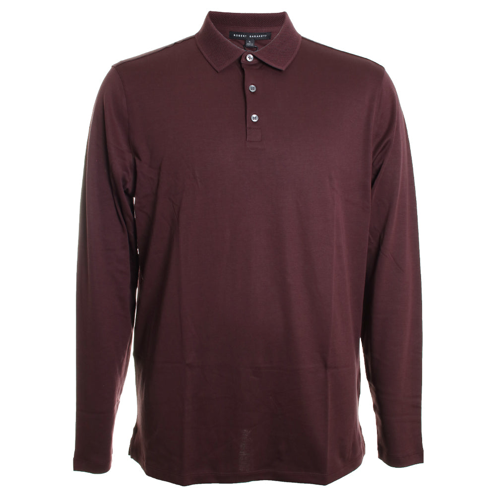 Georgia Long Sleeve Honeycomb Polo