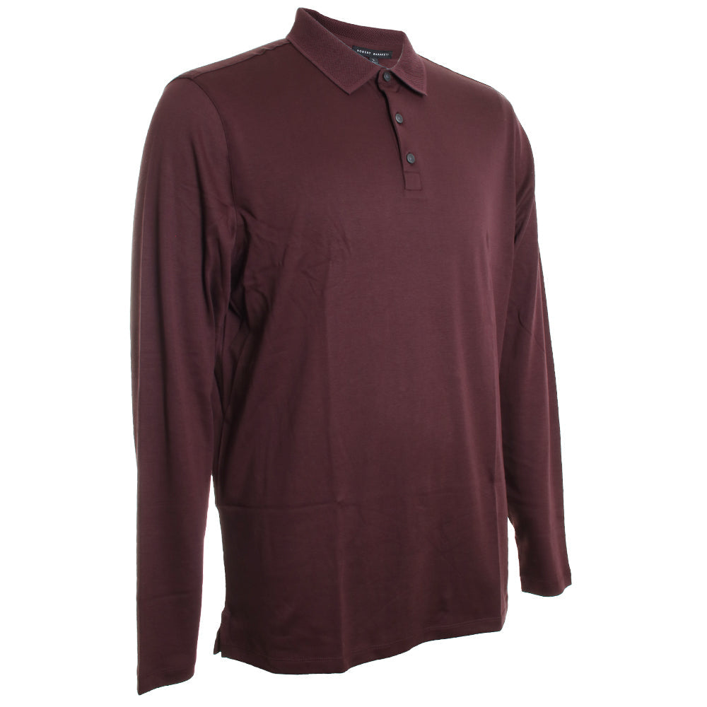 Georgia Long Sleeve Honeycomb Polo