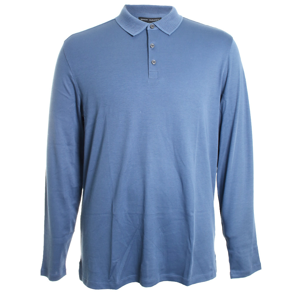 Georgia Long Sleeve Honeycomb Polo