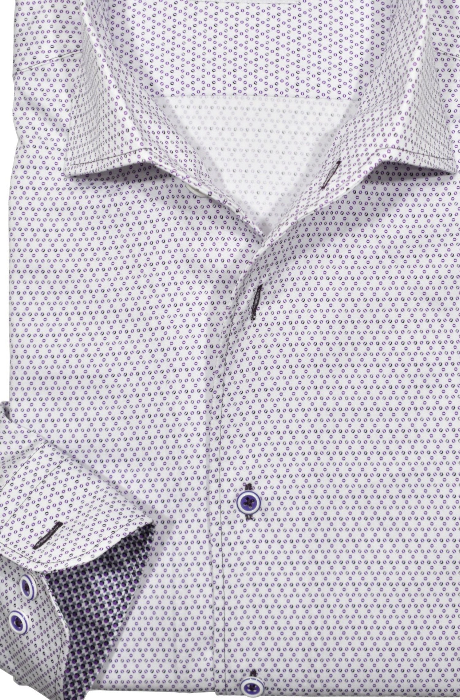W030R Lilac Montana Roll Collar