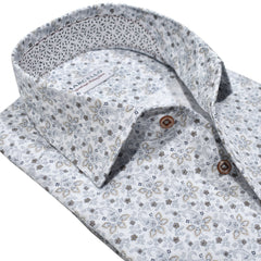 W949R Slate Paisley Roll Collar
