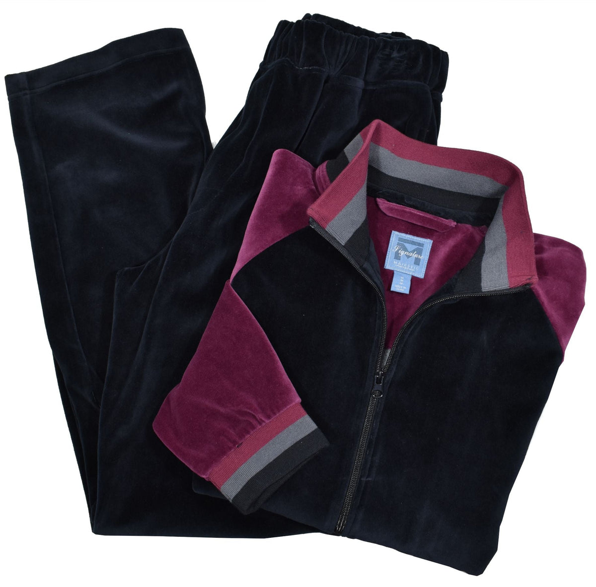 ZM3180 Velour Engineered Leisure Set
