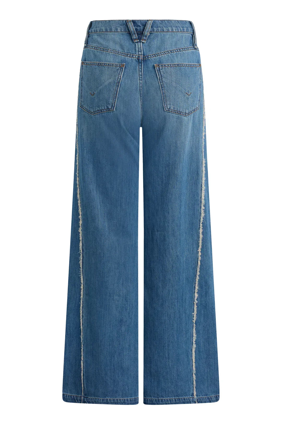 Jodie Loose Fit Wide Leg w/ Frayed Seams