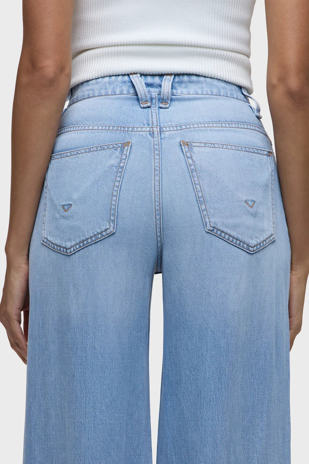James High Rise Wide Leg w/ Accent Hardware
