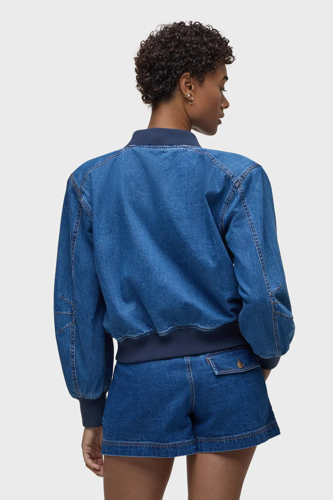 Denim Bomber Jacket